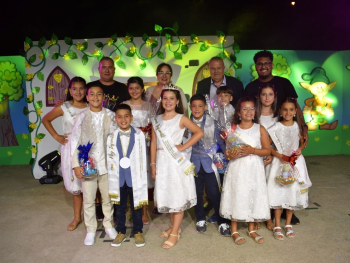 Mathias García Santiago y Salma Padrón Zamora, reyes infantiles de las Fiestas Patronales de La Frontera 2022