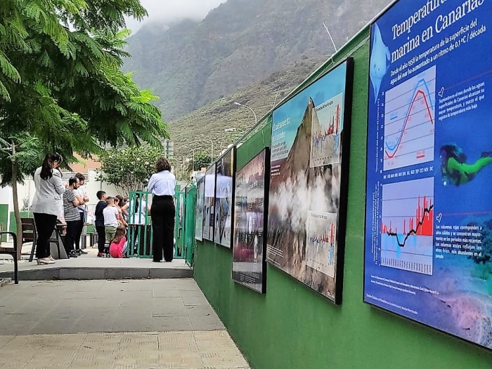 La biblioteca de La Frontera acoge la exposición itinerante del gobierno de Canarias para la concienciación contra el cambio climático