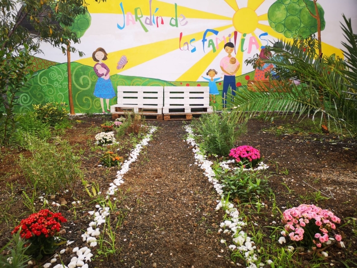 El diseño de un jardín familiar en La Frontera cierra el programa de Infancia y Familia