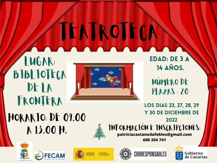 La Frontera pone en marcha esta Navidad una “Teatroteca”