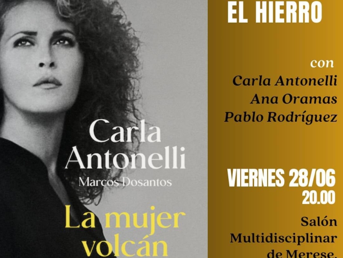 Carla Antonelli presentará sus memorias recogidas en “La Mujer volcán” en la sala multidisciplinar de Merese