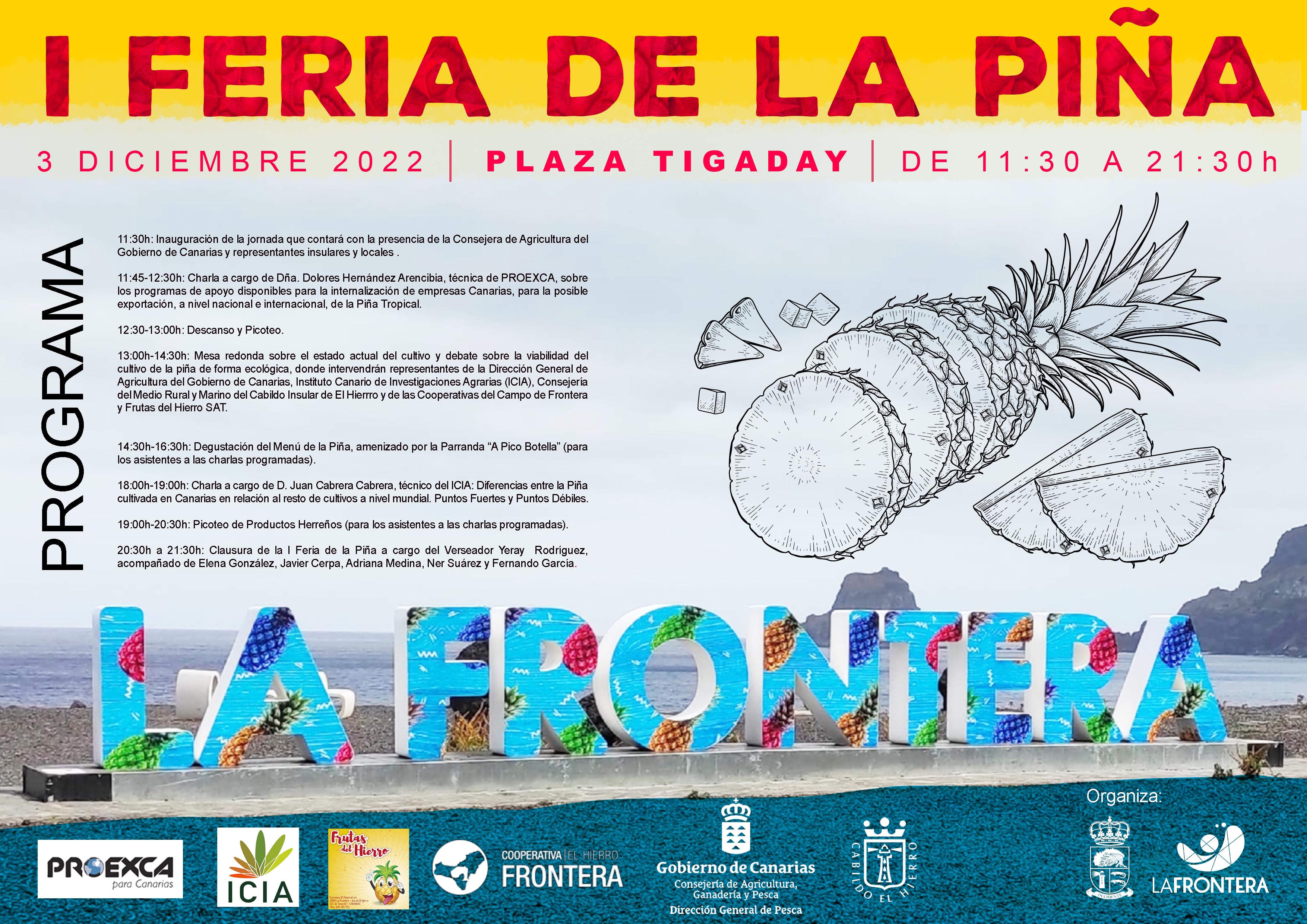 El Ayuntamiento de La Frontera organiza la I Feria de la Piña Tropical