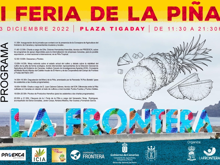 El Ayuntamiento de La Frontera organiza la I Feria de la Piña Tropical